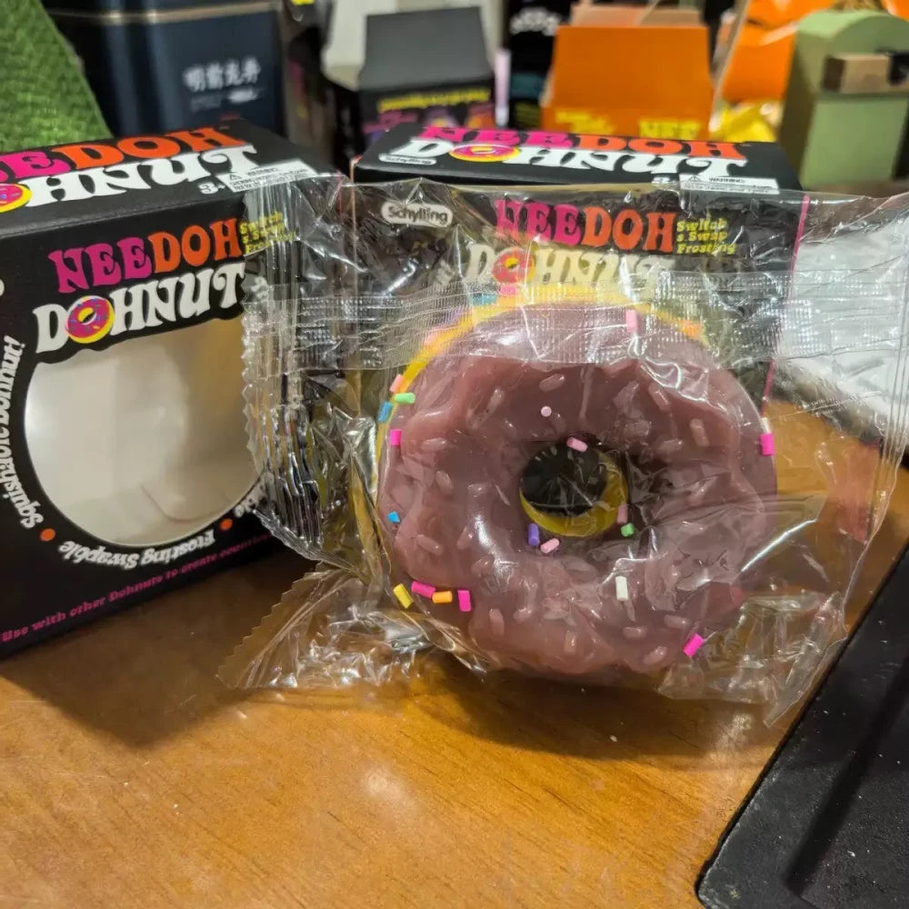 Schylling NeeDoh Jelly Donut Squeeze Toy