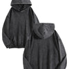 Digitex Minimalist Oversized Acid Wash Hoodie