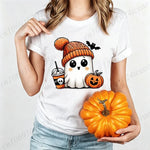 Ghost Pumpkin Spice Graphic T-Shirt