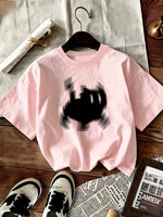 Kawaii Cat Print Graphic Tee