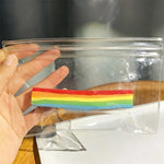 Rainbow Sugar Strip Squishy Toy
