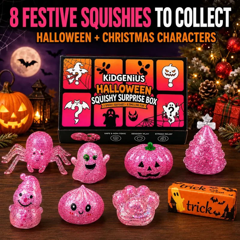 Holiday Theme Squishy Toy Set