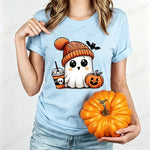Ghost Pumpkin Spice Graphic T-Shirt