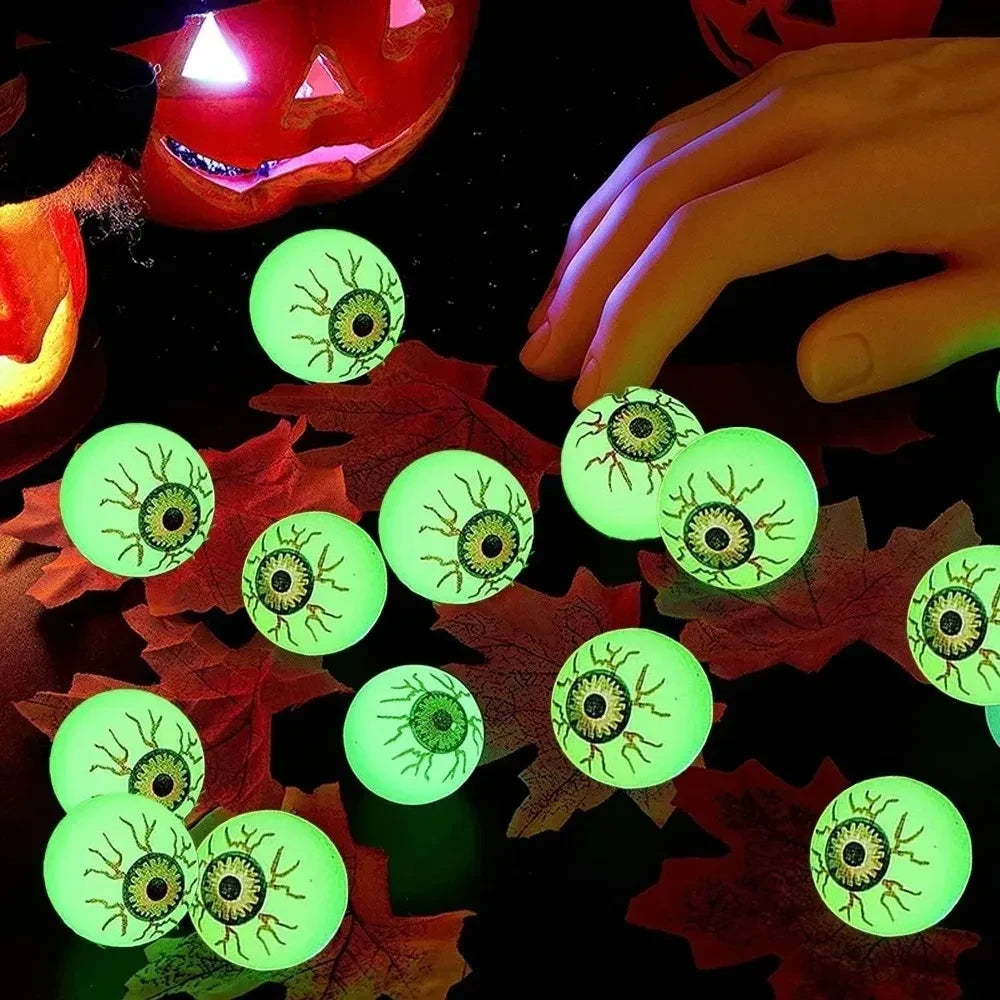 Glow in the Dark Halloween Eyeballs