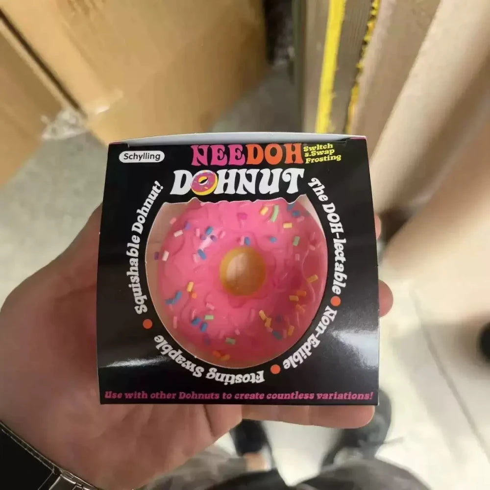 Schylling NeeDoh Jelly Donut Squeeze Toy