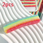 Rainbow Sugar Strip Squishy Toy