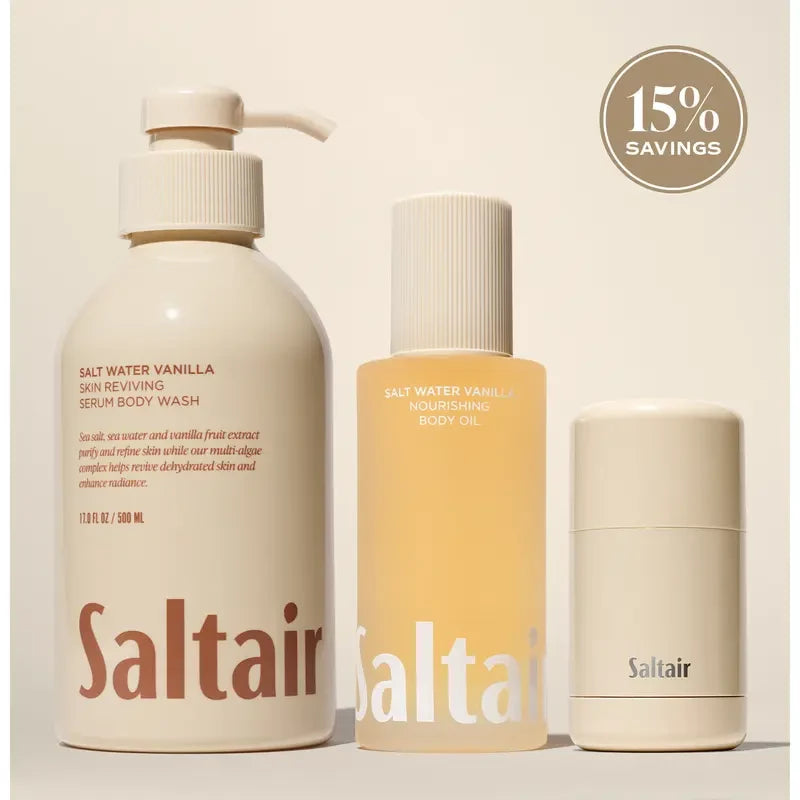 Saltair Salt Water Vanilla Essentials Set