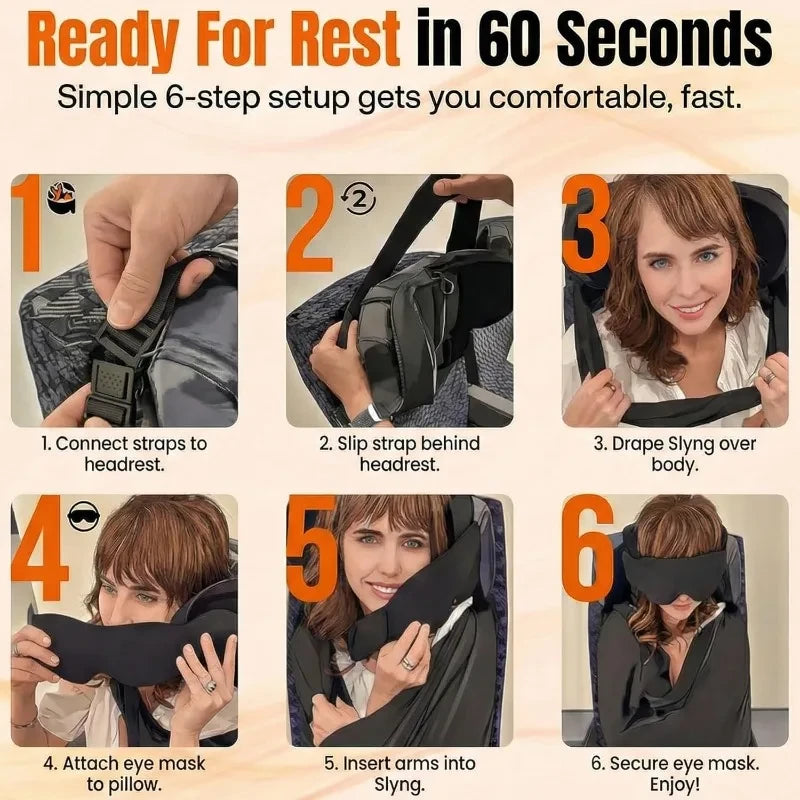 Adjustable Travel Sleep Pillow System