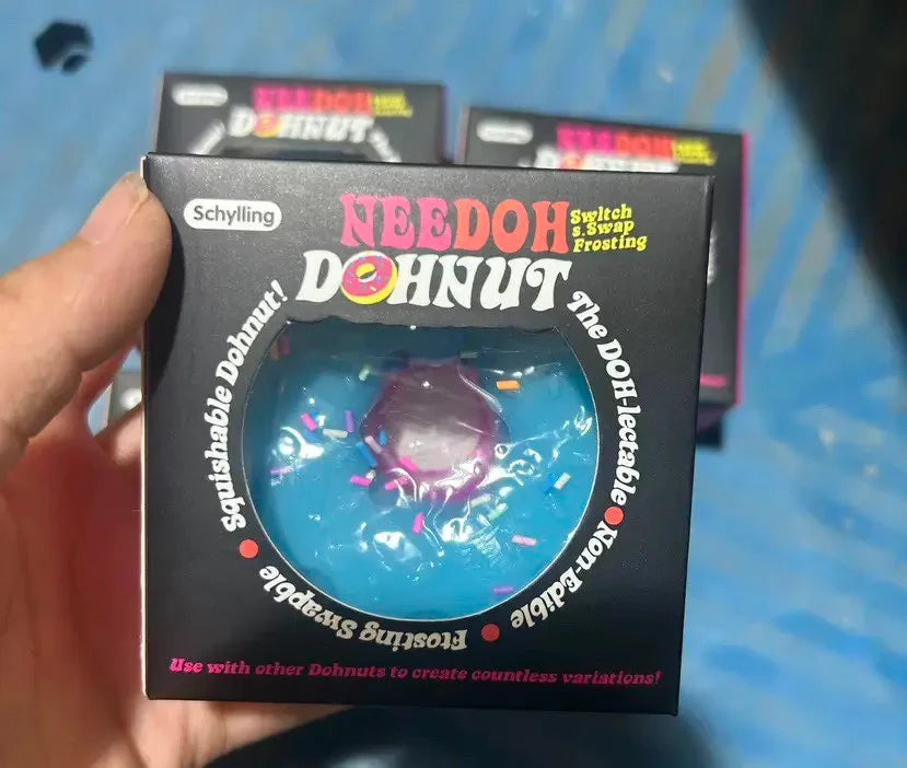 Schylling NeeDoh Jelly Donut Squeeze Toy