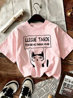 Kawaii Cat Print Graphic Tee