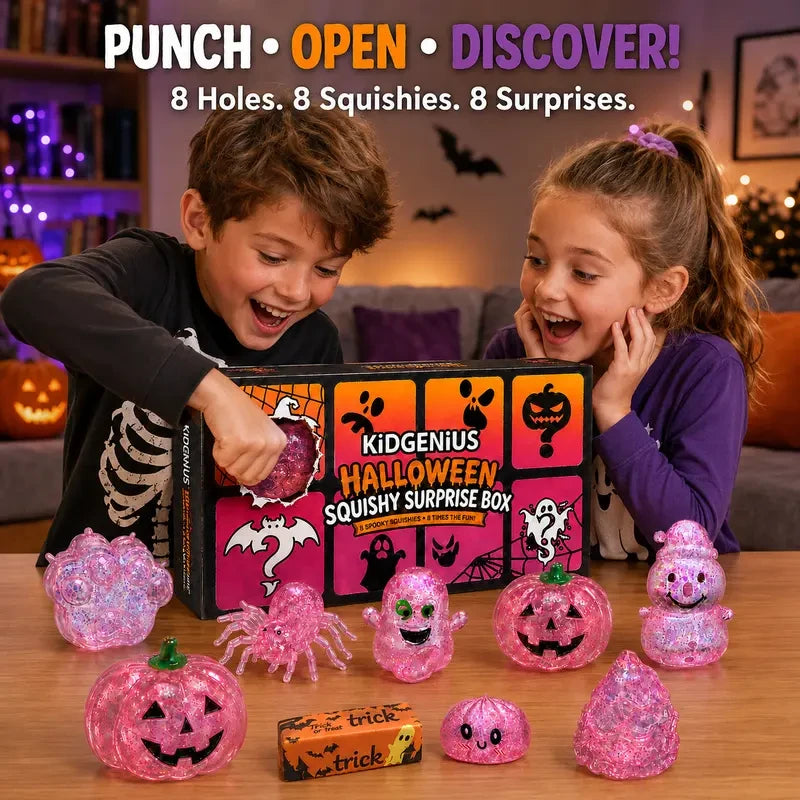 Holiday Theme Squishy Toy Set