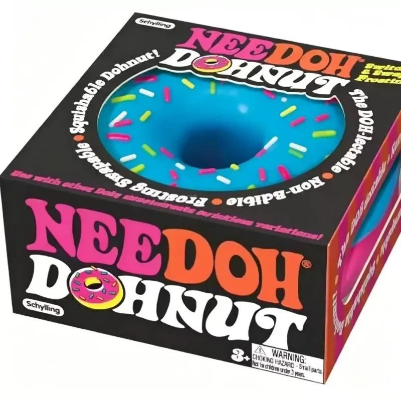 Schylling NeeDoh Jelly Donut Squeeze Toy
