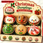 Christmas Dumpling Squishy Squeeze Toy Set
